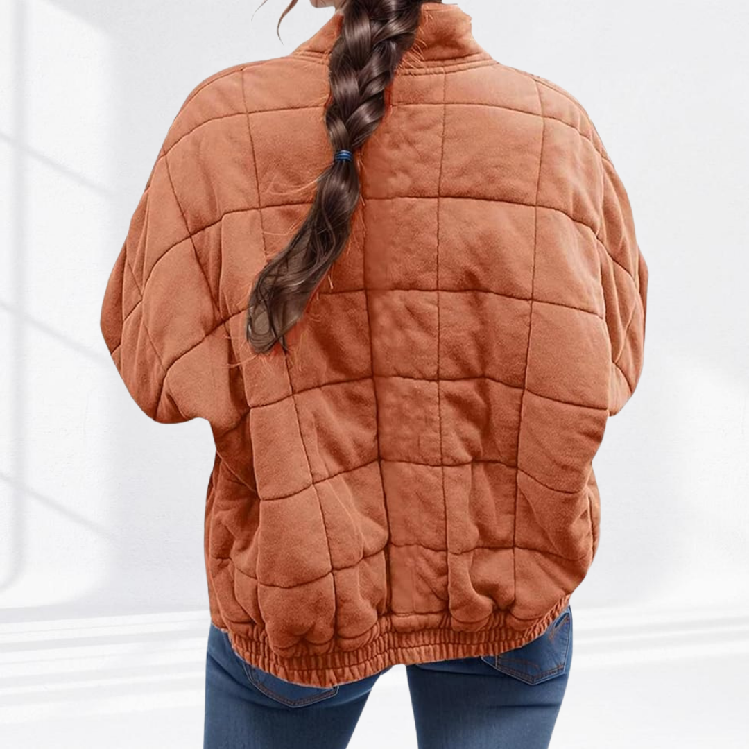 Damen Pufferjacke mit eleganter Verarbeitung für Herbst (12)