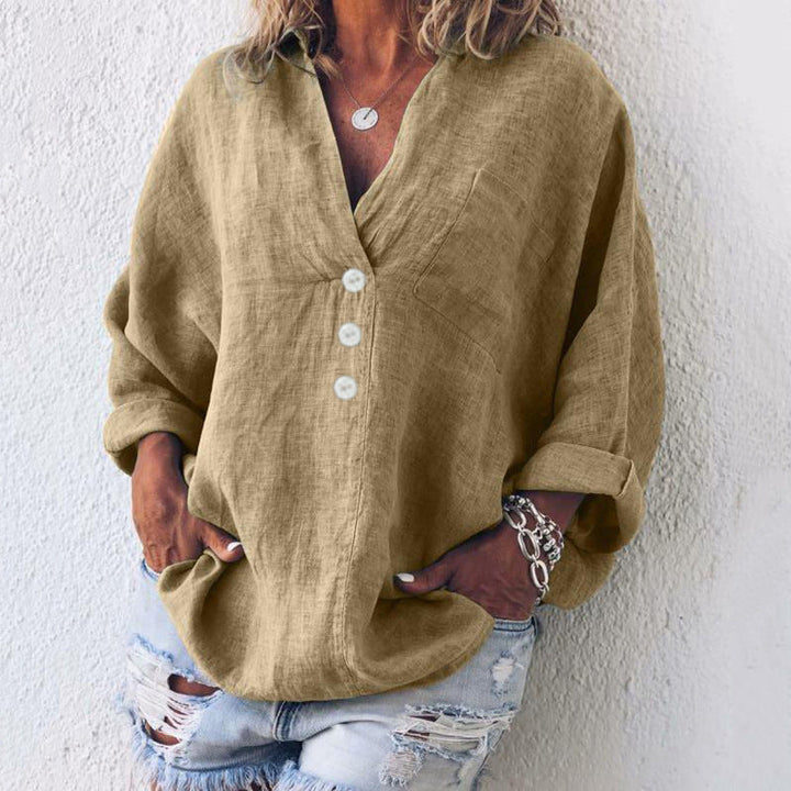 Damen Pullover atmungsaktiv und vielseitig in Khaki