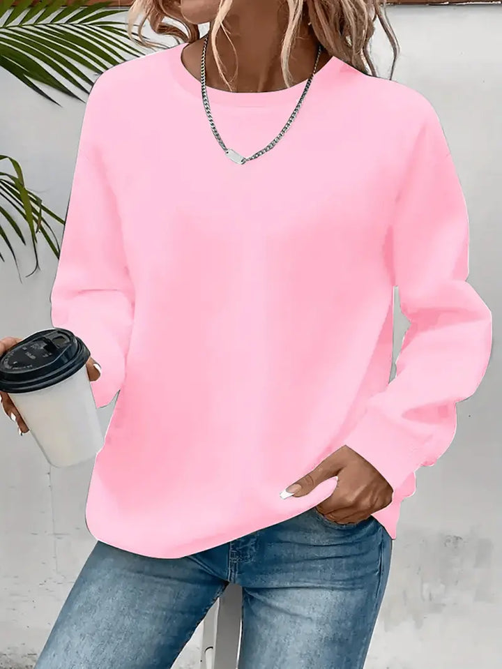 Damen Pullover figurbetont für den Alltag in Rosa