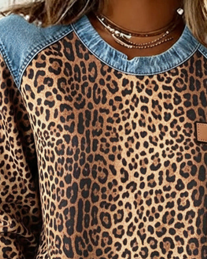 Damen Pullover im Leoparden-Look (2)