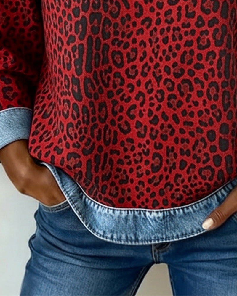 Damen Pullover im Leoparden-Look (9)