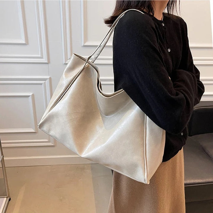 Damen Retro PU-Leder Laptoptasche mit großem Stauraum (2)