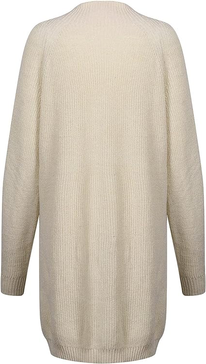 Damen Rollkragen Strickkleid in Minilänge (10)
