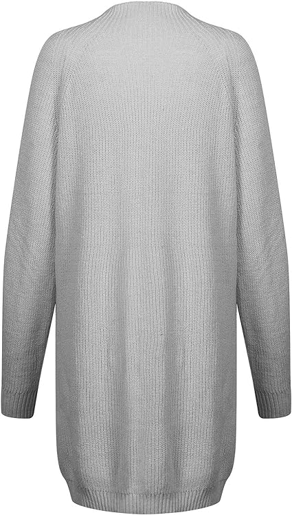Damen Rollkragen Strickkleid in Minilänge (13)