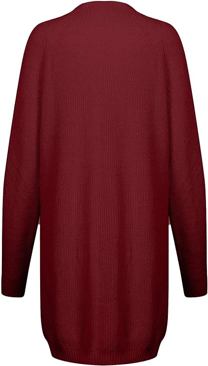 Damen Rollkragen Strickkleid in Minilänge (15)