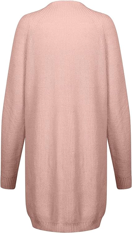Damen Rollkragen Strickkleid in Minilänge (19)