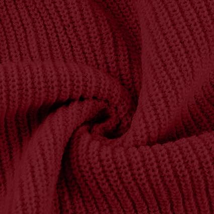 Damen Rollkragen Strickkleid in Minilänge (6)