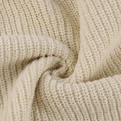 Damen Rollkragen Strickkleid in Minilänge (7)