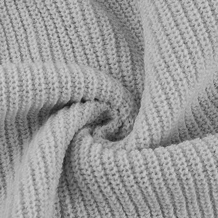 Damen Rollkragen Strickkleid in Minilänge (9)