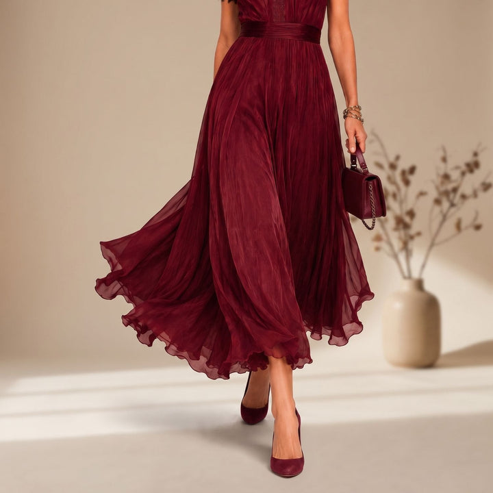 Damen Romantisches Maxi-Kleid für Hochzeitsgäste (5)