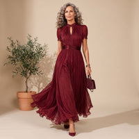 Theresa | Damen Romantisches Maxi-Kleid für Hochzeitsgäste