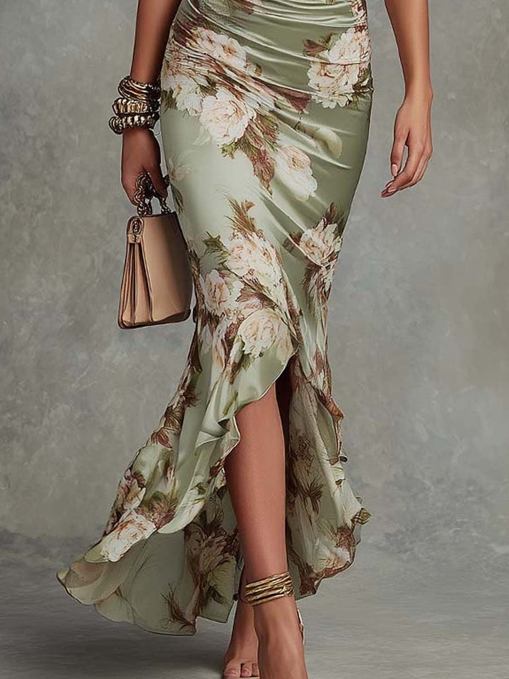 Damen Romantisches Maxikleid für Hochzeitsgäste im Herbst (5)