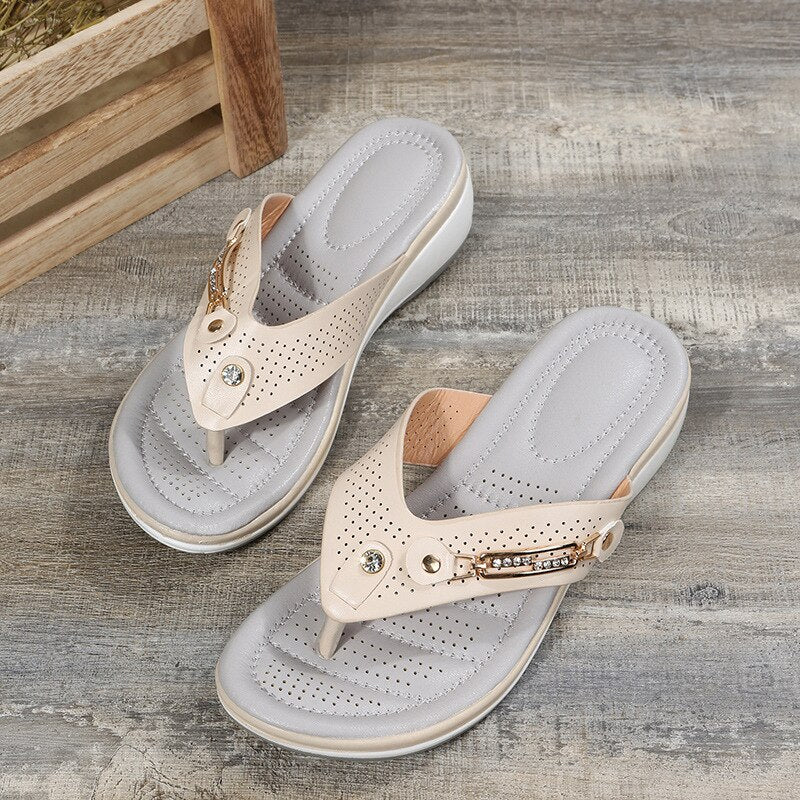 Damen Sandalen mit Orthopädischer Polsterung (2)