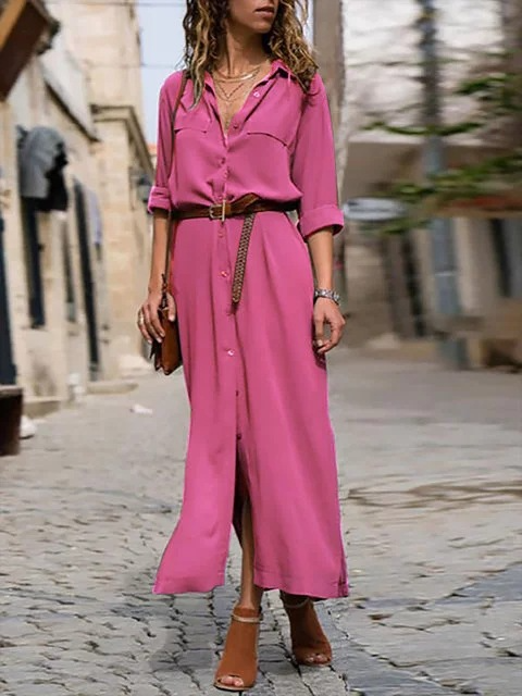 Damen Schickes Sommerkleid für Hochzeitsgäste in Rosa