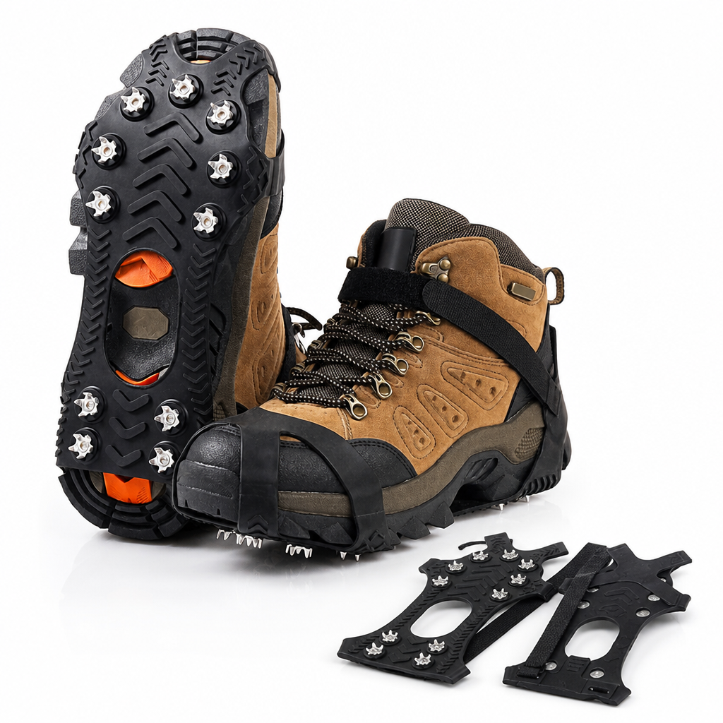Damen Schneeketten für Stiefeletten und Winterschuhe (4)