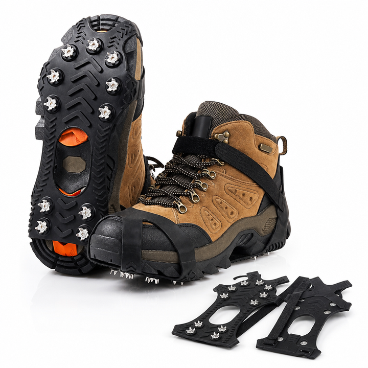 Damen Schneeketten für Stiefeletten und Winterschuhe (4)