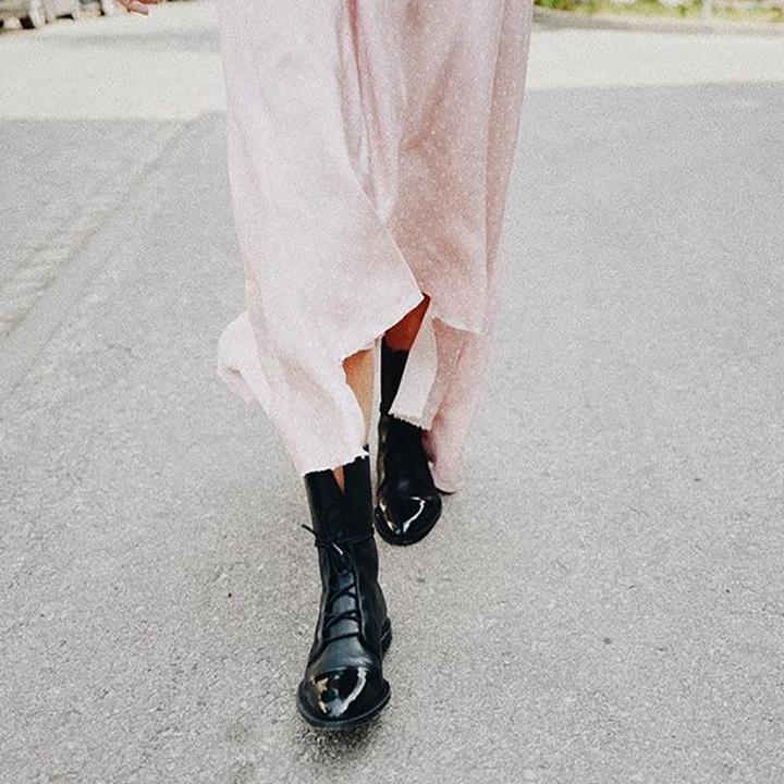 Damen Schnürstiefeletten im strukturierten Look (6)