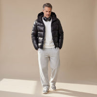 Anton | Damen Sherpa-gefütterte Winterjacke mit Kapuze