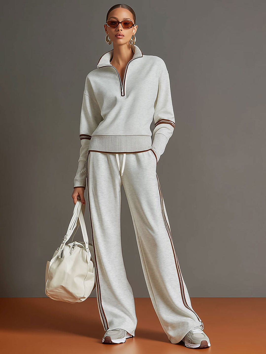 Damen Sportliches Vintage-Set (4)