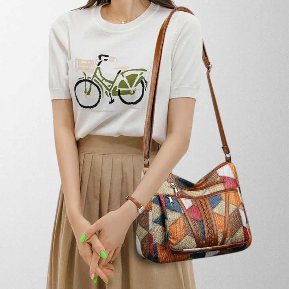 Damen Statement Handtasche aus weichem Leder (2)