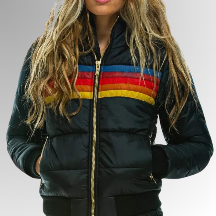 Damen Steppjacke mit Kapuze für den Herbst (8)