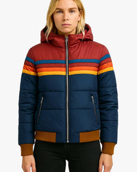 Paula | Damen Steppjacke mit Kapuze für den Herbst