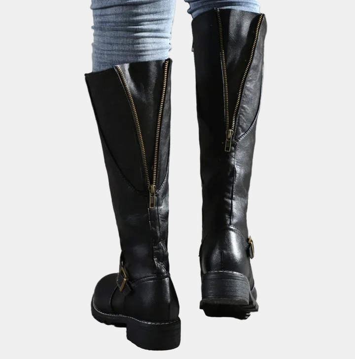 Damen Stiefel elegant von Tag zu Nacht in Braun 6