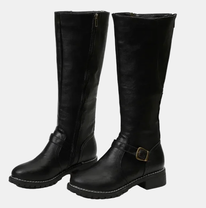 Damen Stiefel elegant von Tag zu Nacht in Schwarz