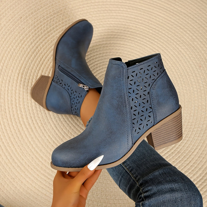 Damen Stiefel für Arbeit und Alltag in Blau