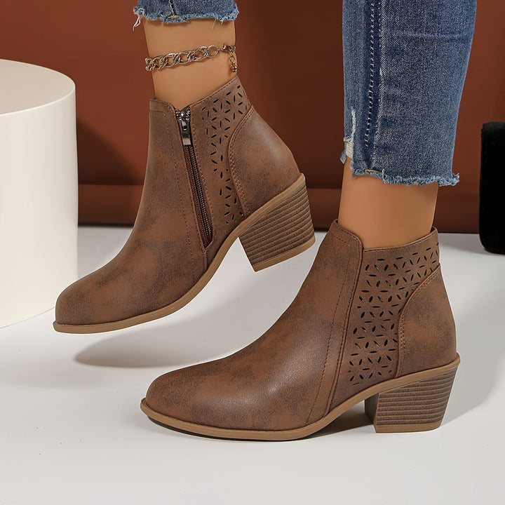 Damen Stiefel für Arbeit und Alltag in Braun
