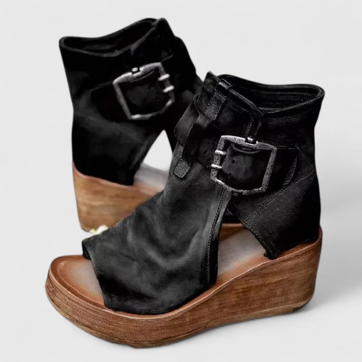 Damen Stiefel für klassische Herbst-Outfits in Schwarz