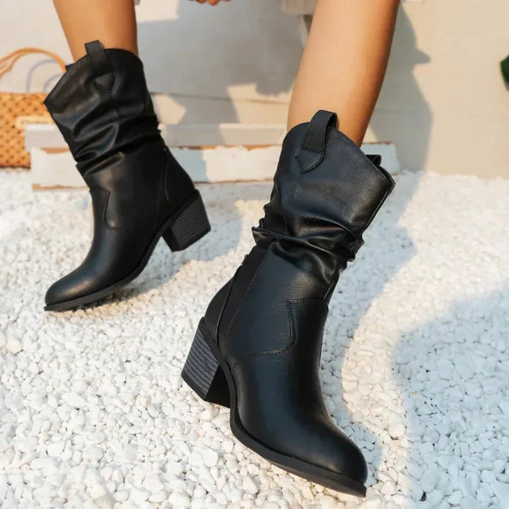 Damen Stiefel im Western-Slouch-Look (2)