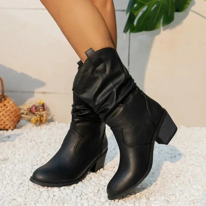 Damen Stiefel im Western-Slouch-Look (3)