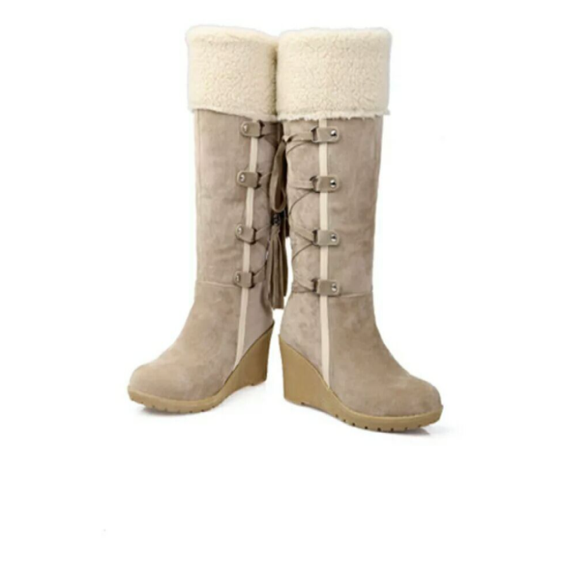 Damen Stiefeletten für Komfort und vielseitigen Stil in Beige 2