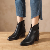 Theresa | Damen Stiefeletten mit Blockabsatz für Alltag
