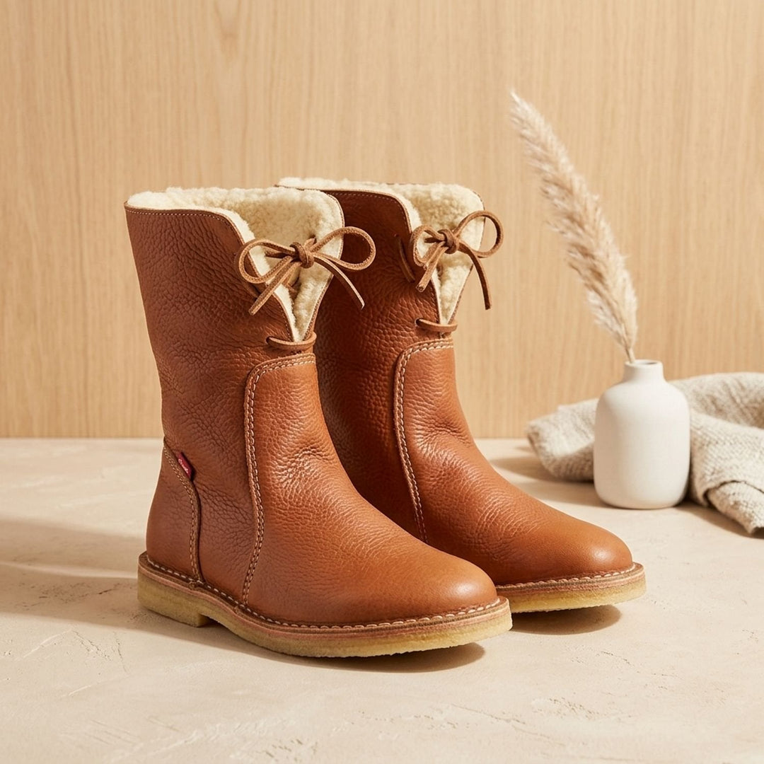 Damen Stiefeletten mit Fleecefutter für Winter (8)