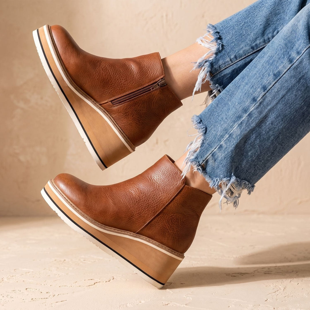 Damen Stiefeletten mit Slip-On für Winter (3)