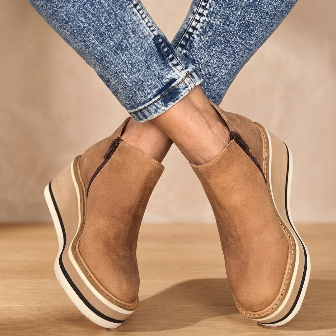 Damen Stiefeletten mit Slip-On für Winter (4)