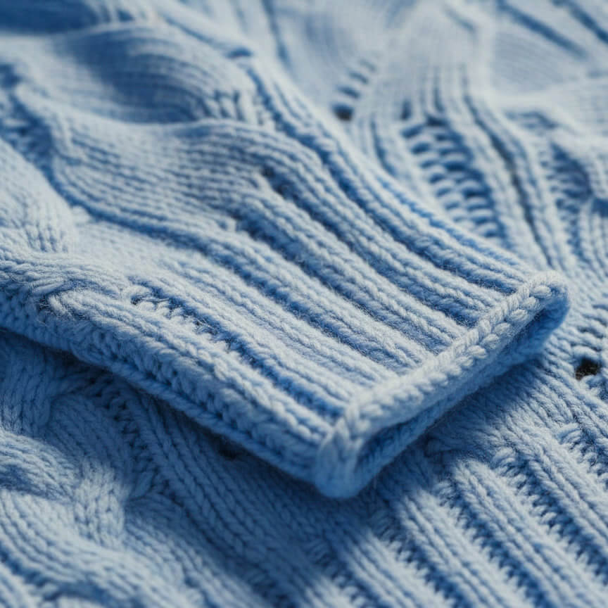 Damen Strickjacke aus Merinowolle mit Musterstrick (7)
