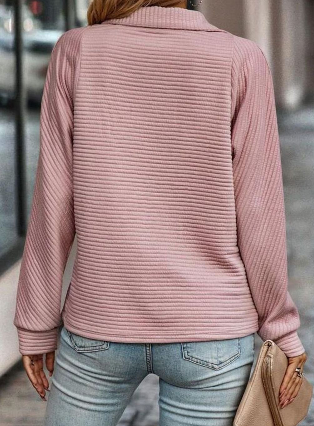 Damen Strickjacke aus Rippstrick für den Frühling (6)