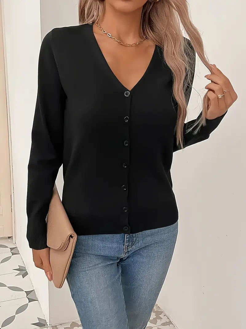 Damen Strickjacke aus weicher Viskose für Herbst (2)