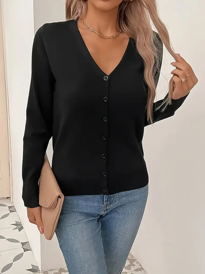 Damen Strickjacke aus weicher Viskose für Herbst (2)
