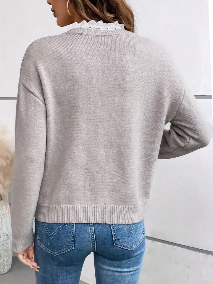 Damen Strickjacke elegant klassisch zeitlos (5)