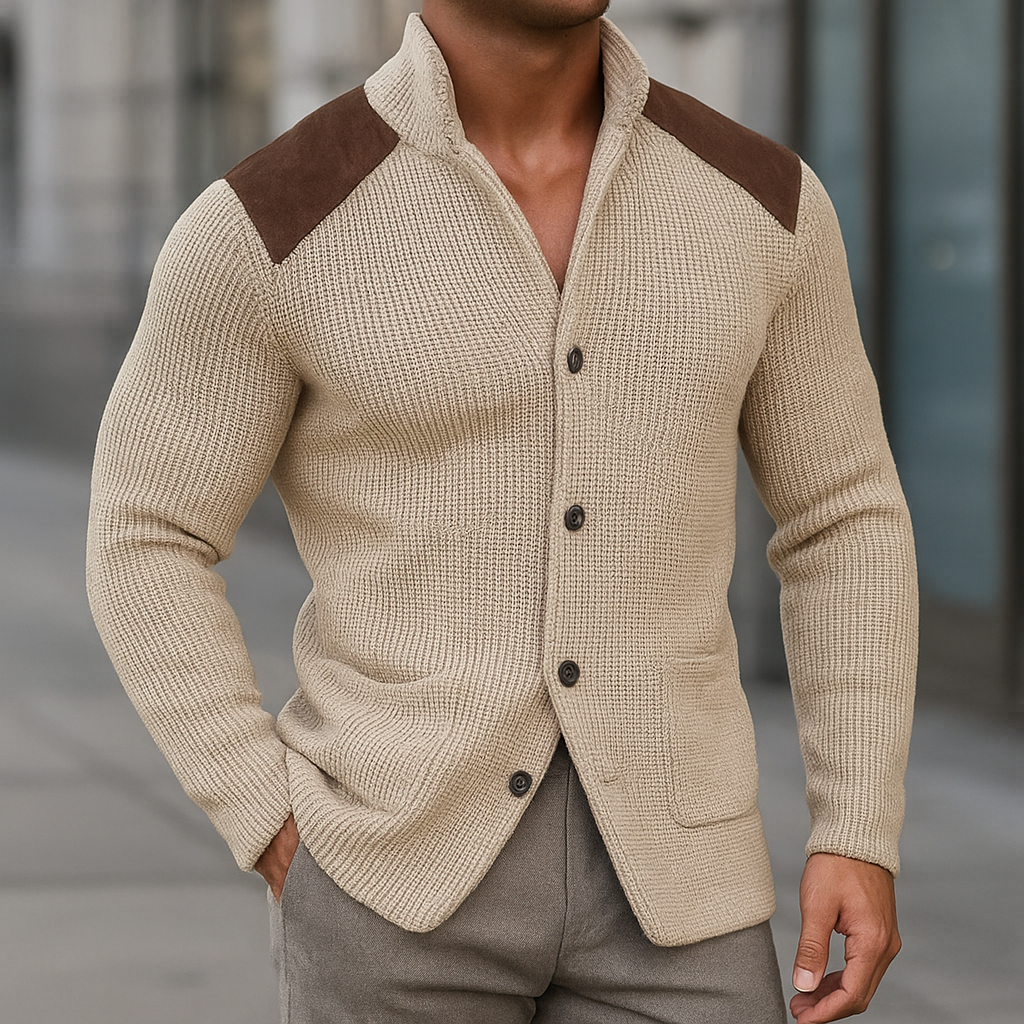 Damen Strickjacke elegant strukturiert für Herbst in Creme