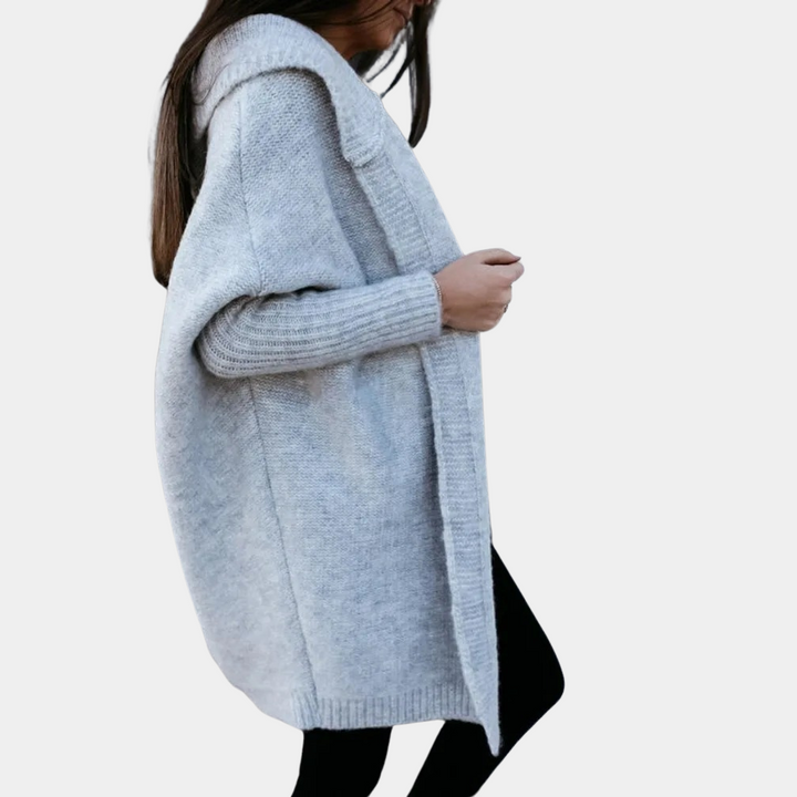 Damen Strickjacke Halblang in lockerer Passform (3)