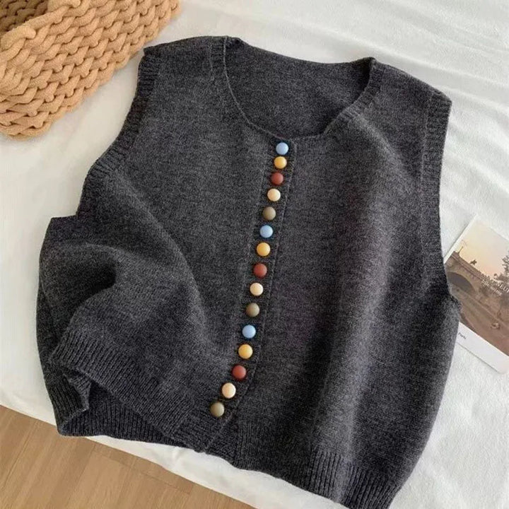 Damen Strickjacke im Lagenlook zum Styling in Grau