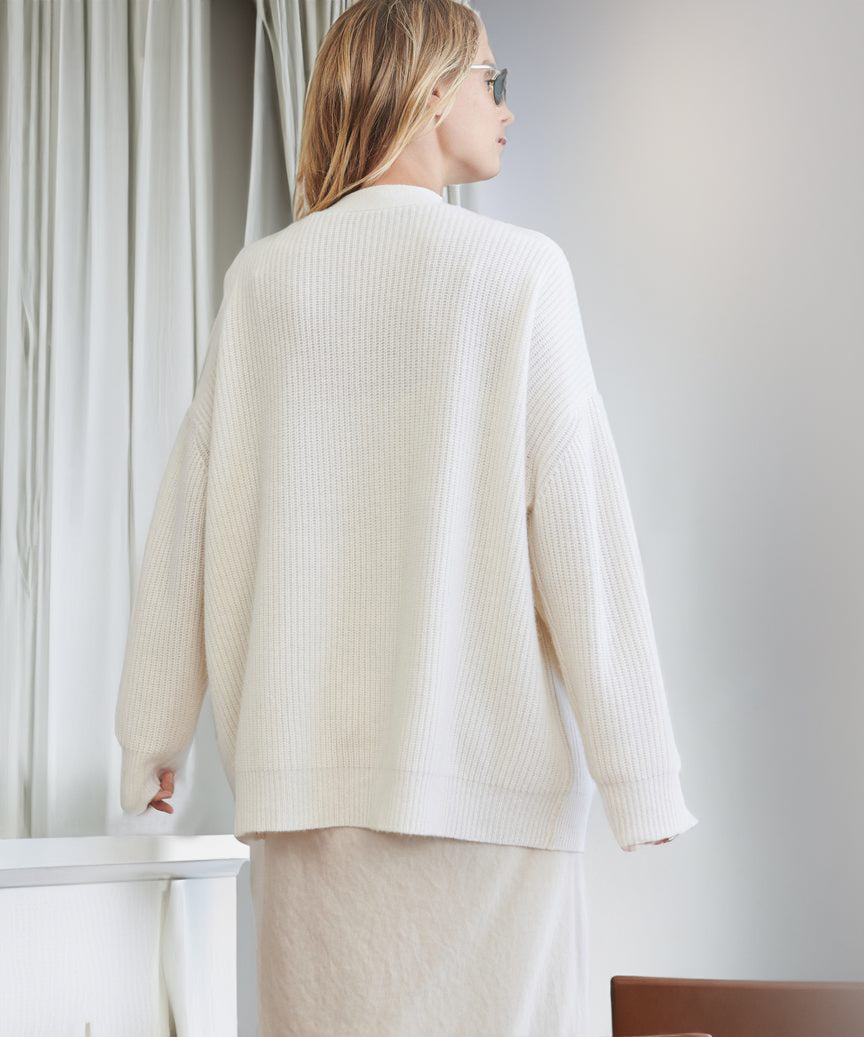 Damen Strickjacke im Oversized-Look für Herbst (12)