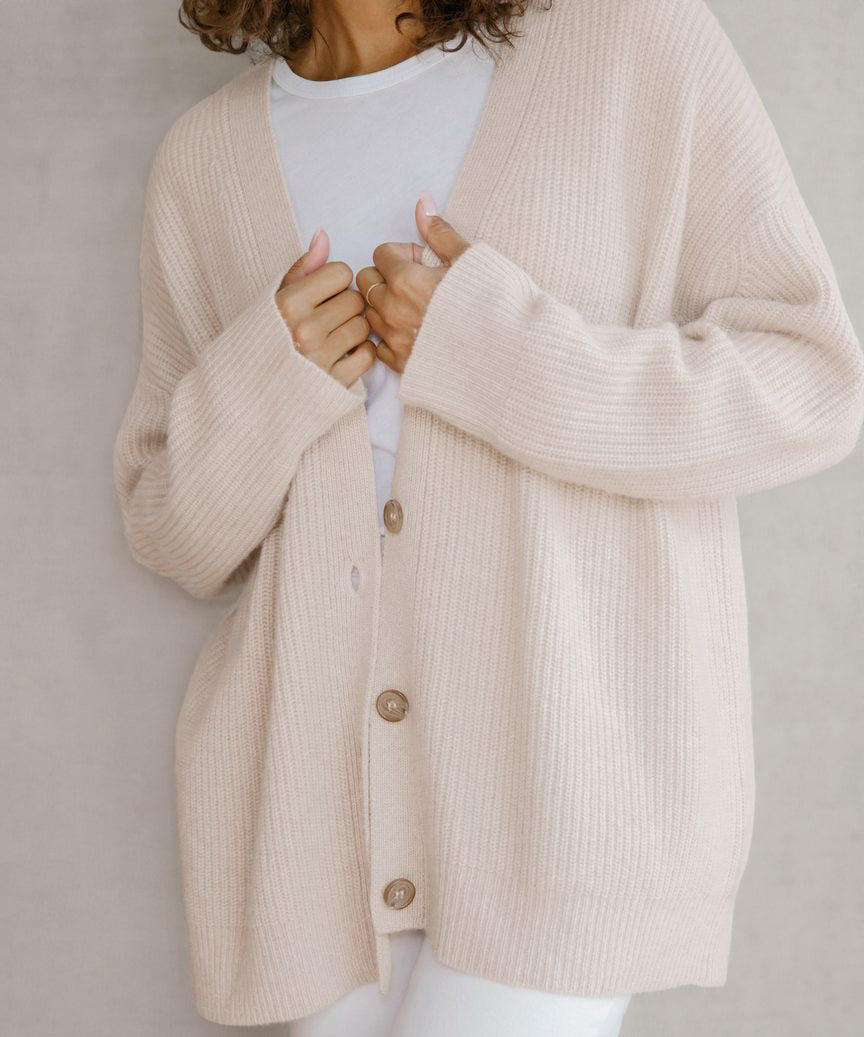 Damen Strickjacke im Oversized-Look für Herbst (13)