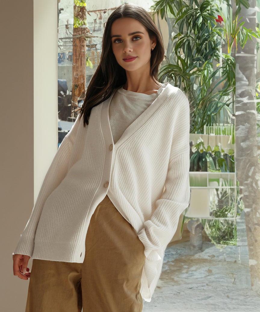 Damen Strickjacke im Oversized-Look für Herbst (14)
