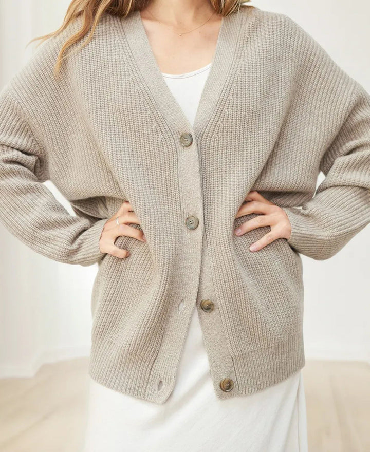 Damen Strickjacke im Oversized-Look für Herbst (2)